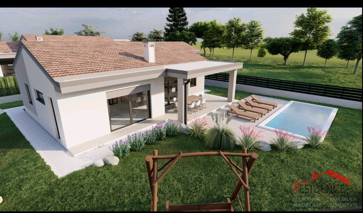 Neues Einfamilienhaus in der Nähe von Svetvičent