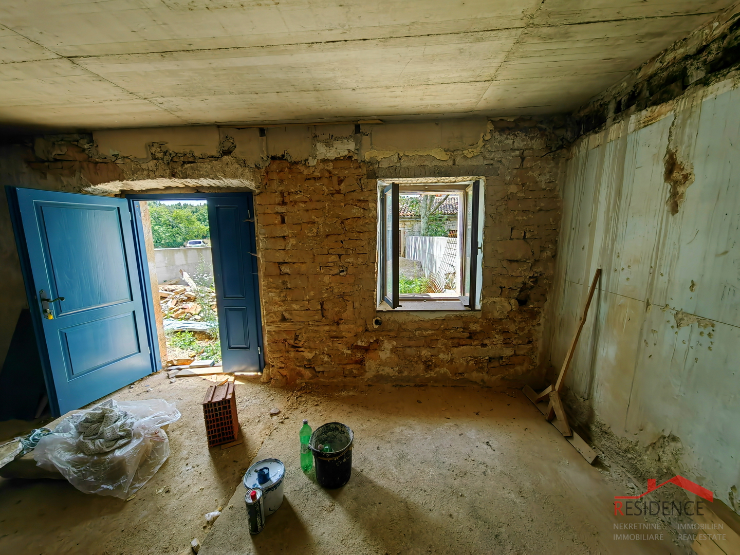 Žminj,  istarska kamena kuća, pomoćni objekt, okućnica