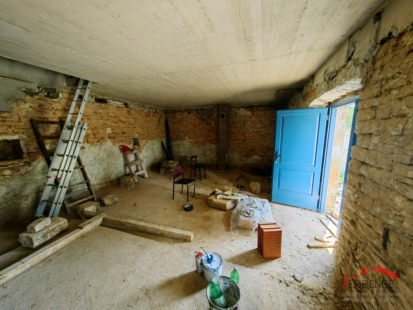 Žminj,  istarska kamena kuća, pomoćni objekt, okućnica