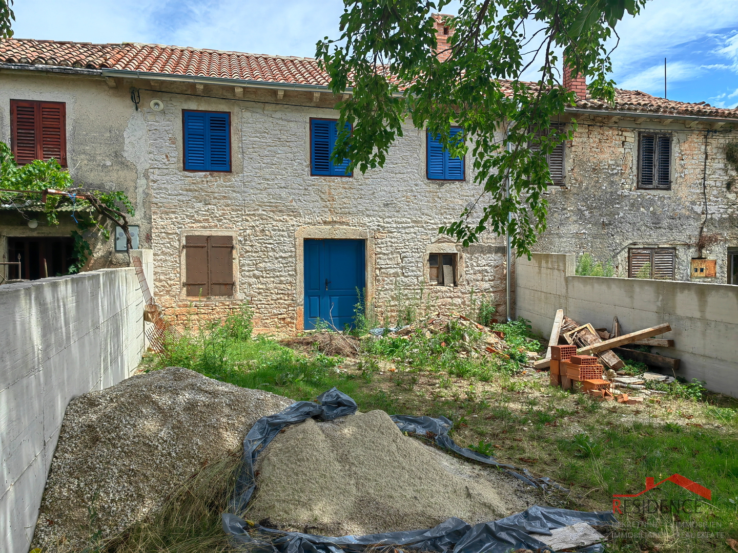 Žminj,  istarska kamena kuća, pomoćni objekt, okućnica