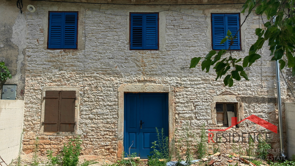 Žminj,  istarska kamena kuća, pomoćni objekt, okućnica