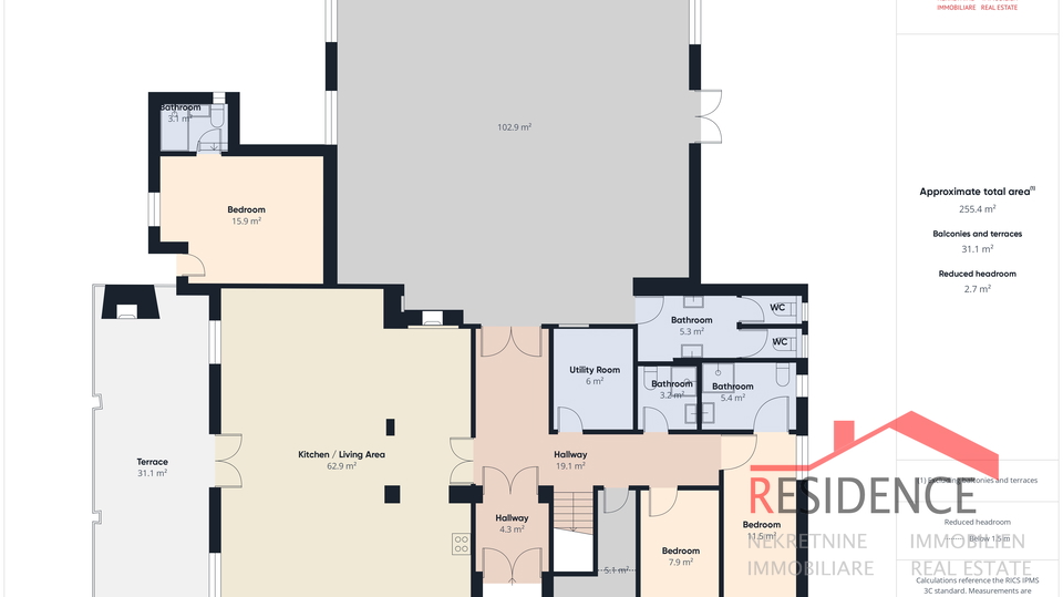 Villa con grande tenuta adatta al turismo della salute e del benessere - zona di Svetvin&ccaron;enat