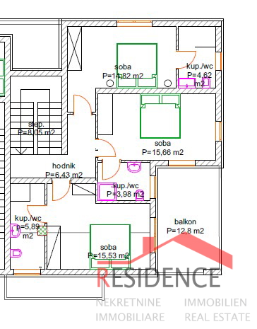 Pula, Loborika-okolica, duplex kuća s bazenom