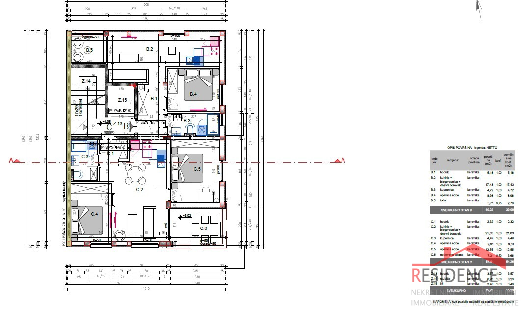 Veli Vrh, apartment in a new building on the first floor