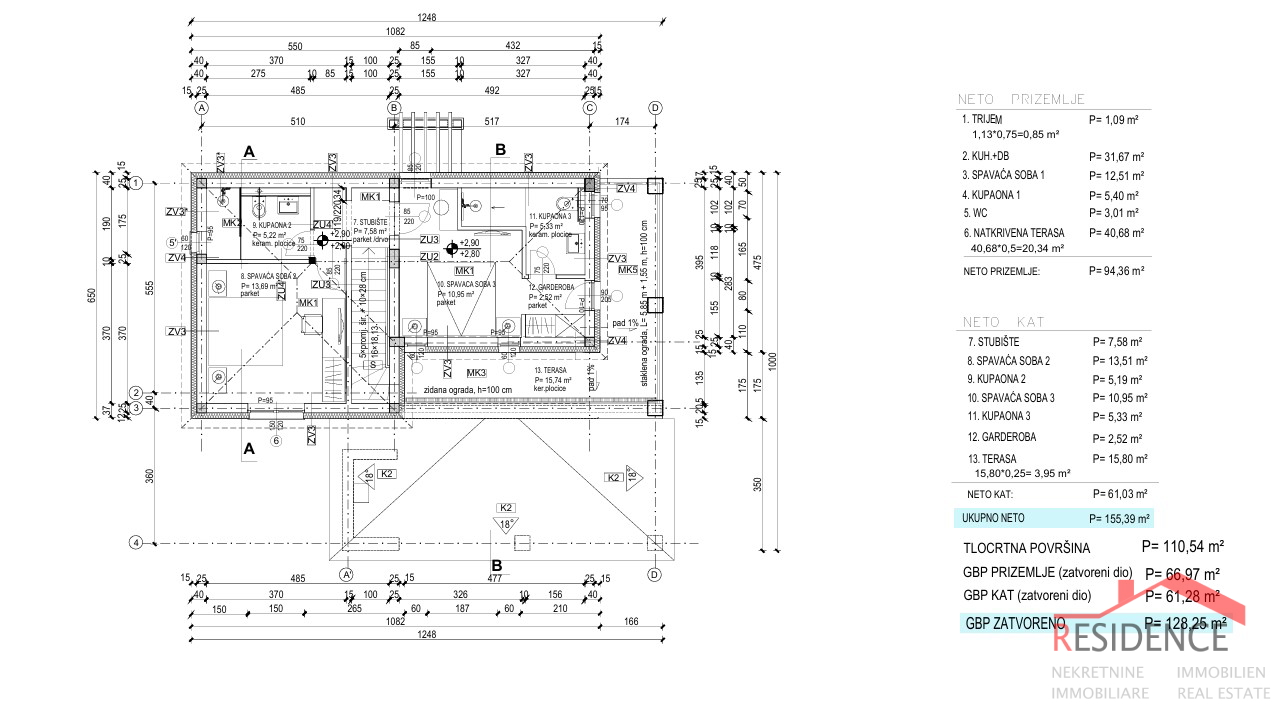 Juršići, Umgebung, neues Einfamilienhaus mit Swimmingpool