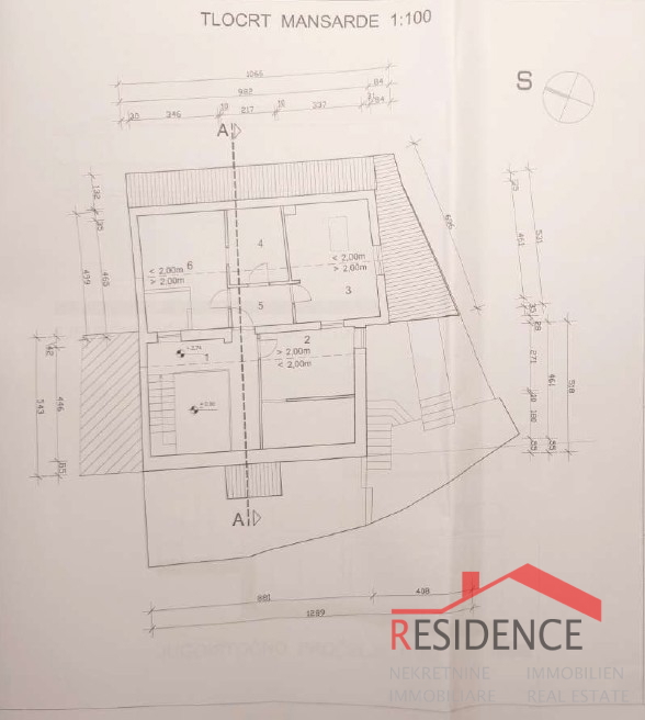 Pazin kuća sa lijepim pogledom na Učku
