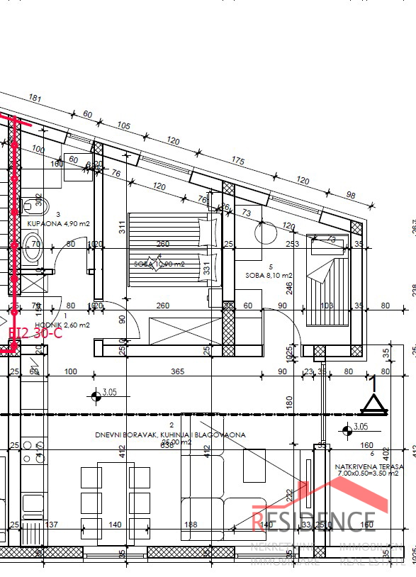 partment, new building, 1st floor, 2 bedrooms