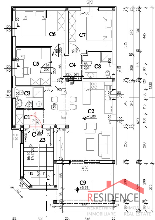 Medulin, novogradnja, stan, 2. kat, 3 spavaće sobe