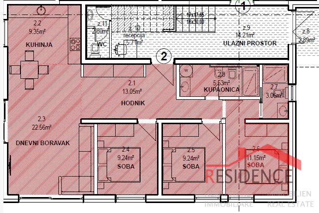 Banjole - Volme, new ground floor apartment with swimming pool and garden, garage