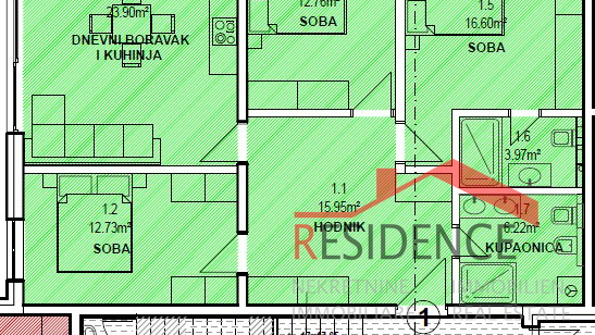 Banjole - Volme, new ground floor apartment with swimming pool and garden