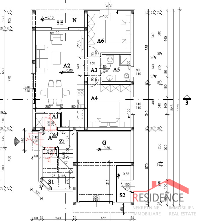 Medulin, novogradnja, stan u prizemlju sa vrtom
