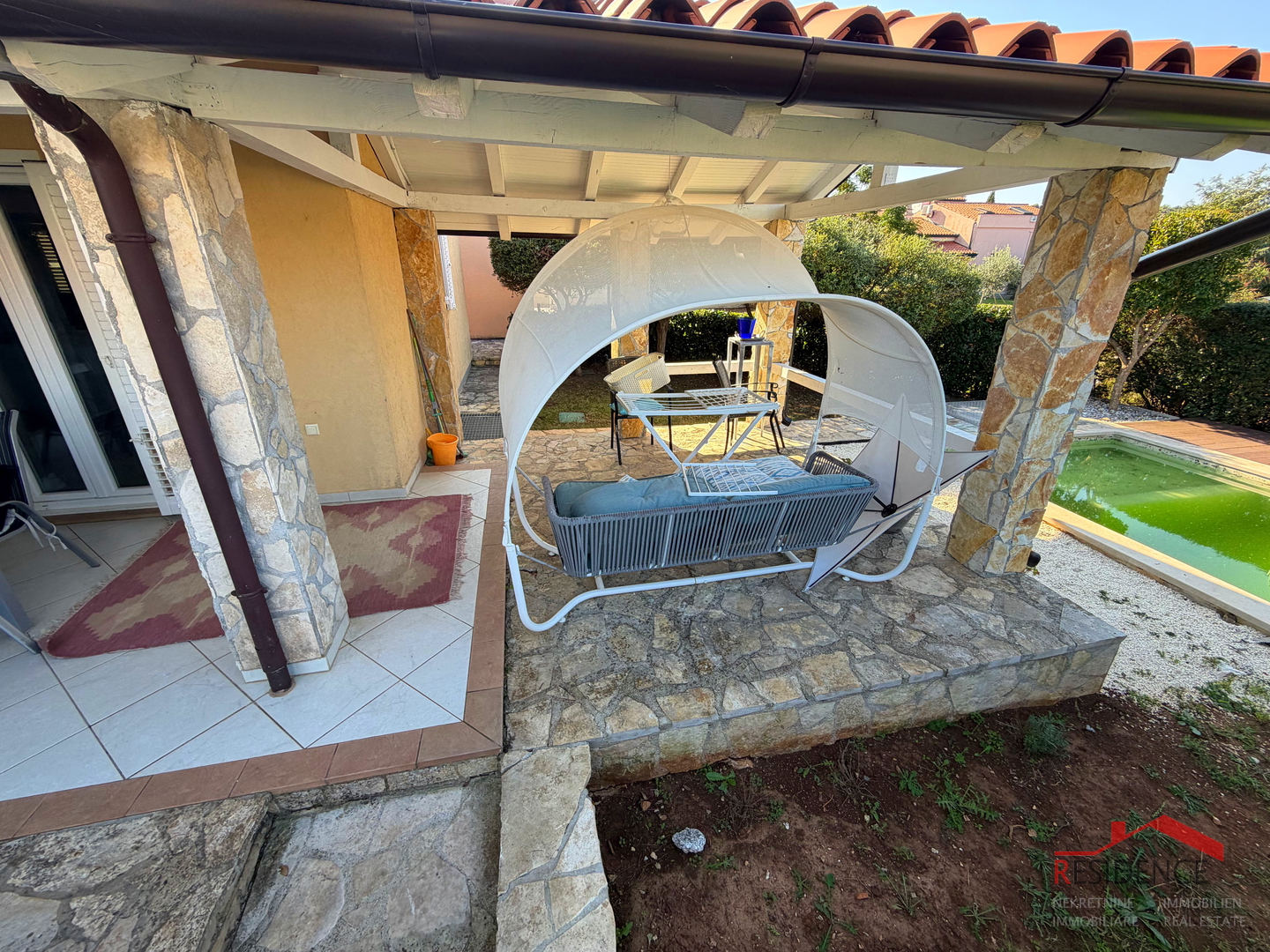 Banjole, Volme, kuća sa bazenom, vrt