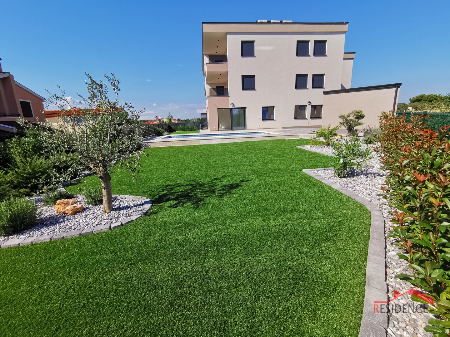 Banjole - Volme, new ground floor apartment with swimming pool and garden, garage