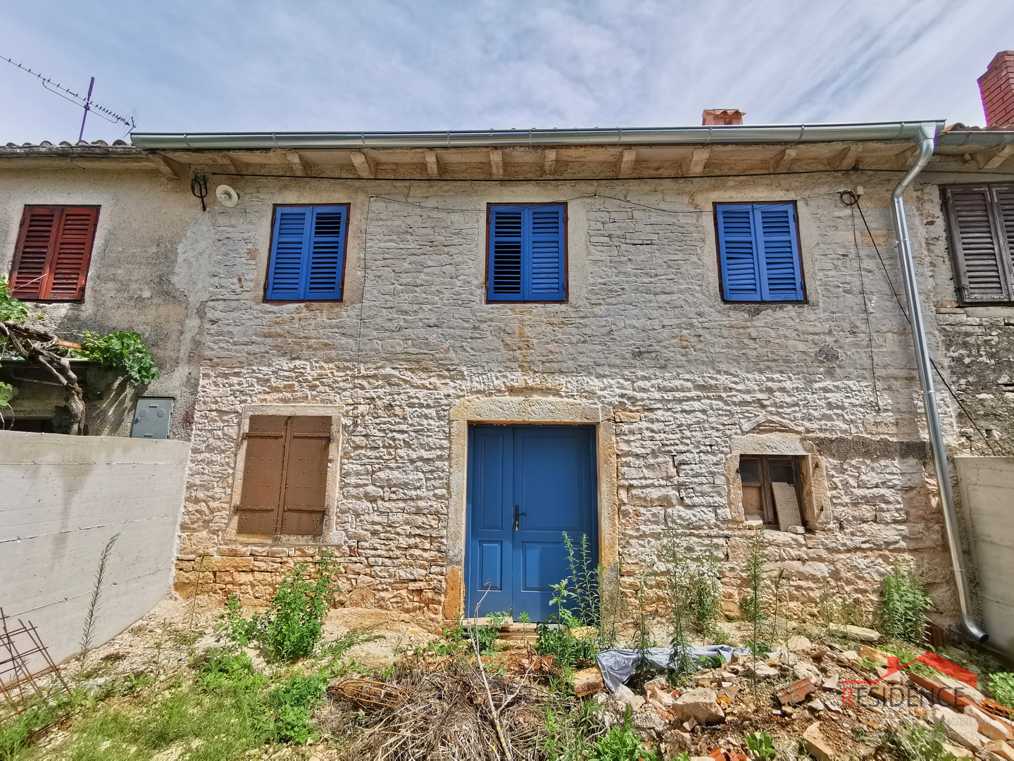 Žminj, Istrian stone house, outbuilding, garden