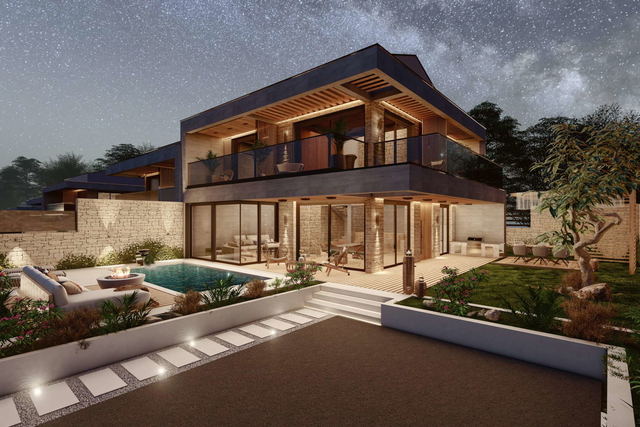 Posebna prilika! Novi luksuzni resort blizu mora! Vila, dvojna vila sa bazenom!