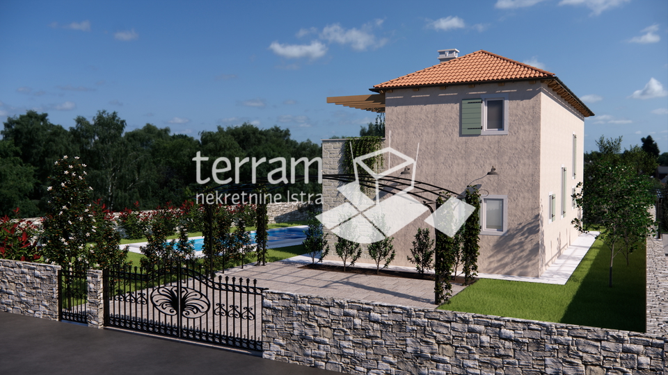 Istra&comma; &Zcaron;minj&comma; Ku&cacute;a 141m2 s bazenom&comma; oku&cacute;nica 582m2&comma; NOVO&comma; &num;prodaja