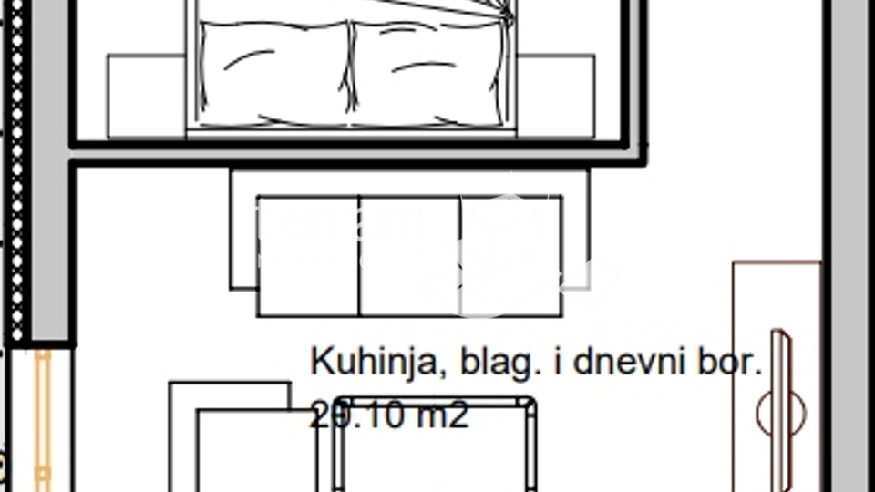 Istrien, Pula, Zentrum, Wohnung 41,98m2, Neubau #zu verkaufen