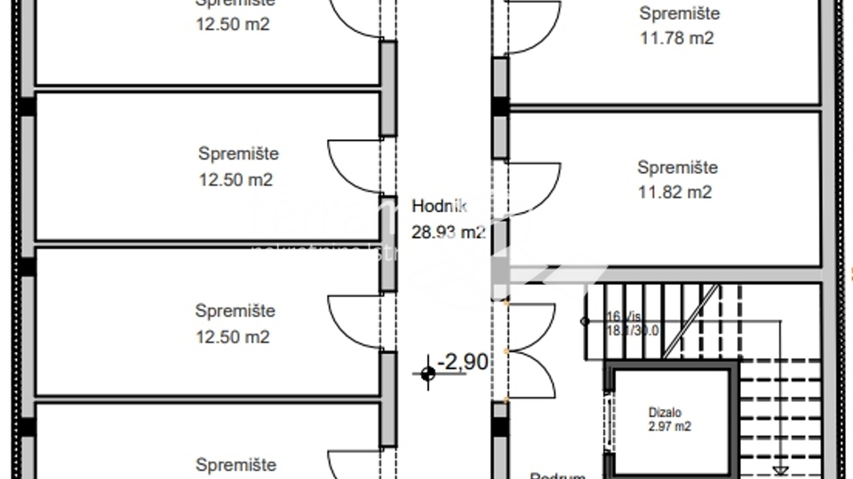 Istrien, Pula, Zentrum, Wohnung 41,98m2, Neubau #zu verkaufen