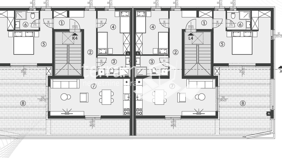 Istrien, Pula, Štinjan, Wohnung 94,22 m2, 2 Schlafzimmer, II. Etage, Parkplatz, NEU!! #Verkauf