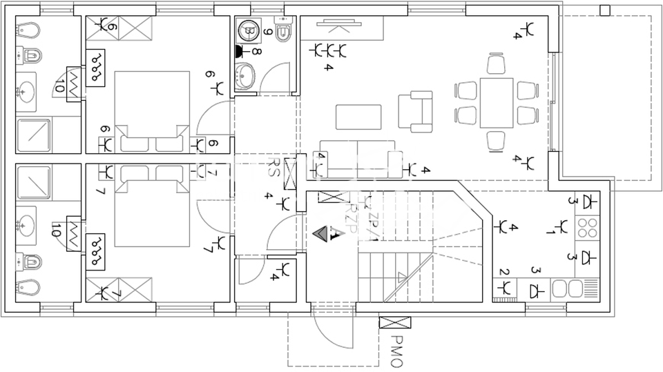 Istrien, Medulin, Wohnung 81m2 Erdgeschoss mit Garten, NEU!!, #Verkauf