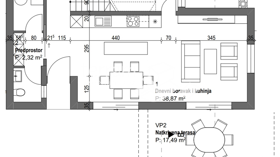 Istrien, Barban, Rebići, Baugrundstück mit Baugenehmigung für ein Haus mit Schwimmbad #Verkauf