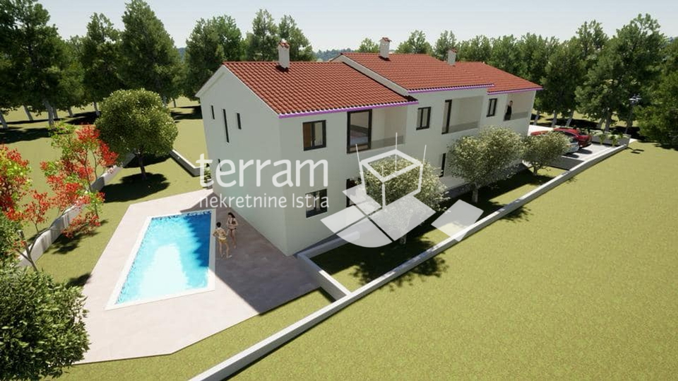 Istrien, Ližnjan, Haus 124m2, 2 Schlafzimmer, drei Badezimmer, zwei Parkplätze, Garten, NEU!! #Verkauf