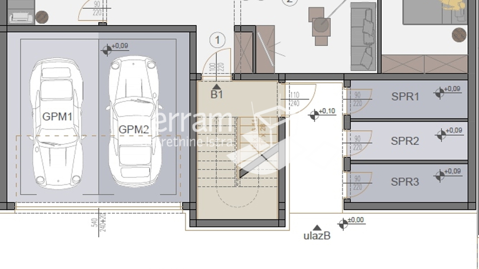 Istra, Pula, Štinjan, stan 74.78m2, 2SS+DB, prizemlje, vrt, NOVO!! #prodaja