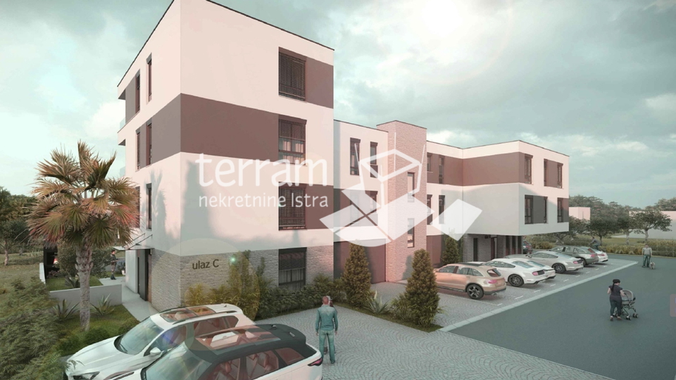 Istrien, Pula, Štinjan, Wohnung 126,22 m2, 3 Schlafzimmer + Wohnzimmer, II. Etage, Parkplatz, nahe dem Meer, NEU!! #Verkauf