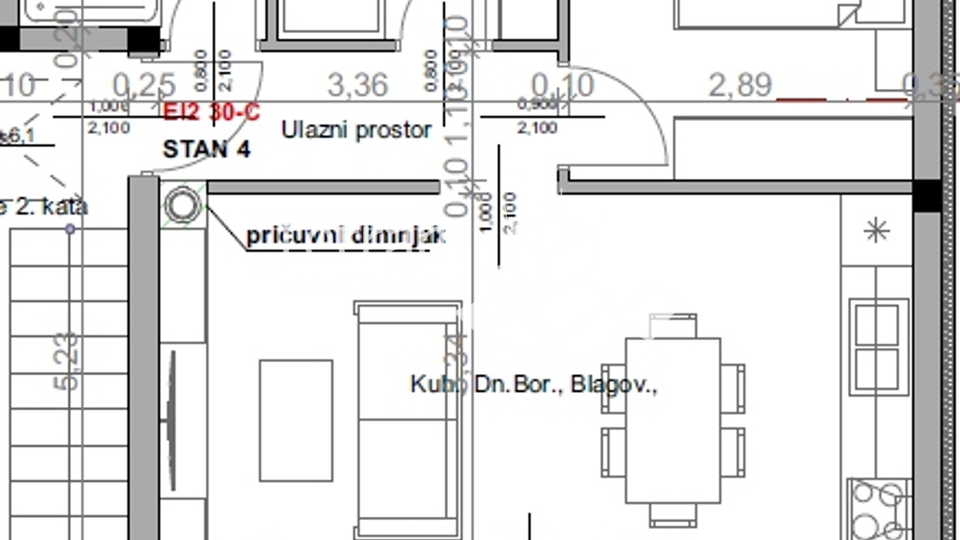 Istra, Pula, Valdebek, stan 53,79m2 drugi kat, dvije spavaće sobe, NOVO!!, #prodaja