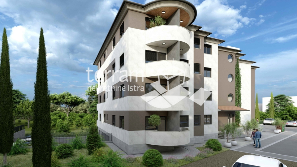 Istria, Pula, center, apartment 39.95 m2, 1 bedroom + bathroom, elevator, NEW!! #sale ​