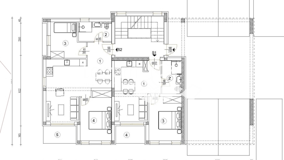 Istra, Pula, okolica, stan u prizemlju 67.08m2, 2SS+DB, vrt, parking, namješteno, NOVO!! #prodaja