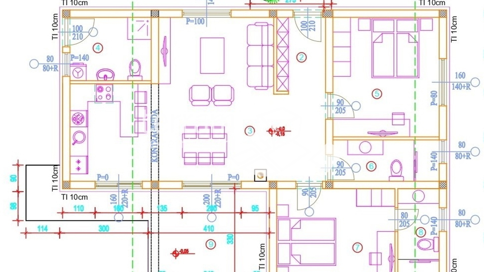 Istra, Svetvinčenat, Juršići, kuća 95m2 s bazenon, okućnica 515m2  NOVO  #prodaja