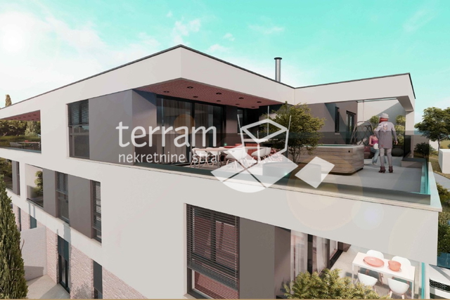 Istria, Pula, Šijana, apartment 126.74m2, 3 bedrooms + living room, II. floor, garage, NEW!!! #sale