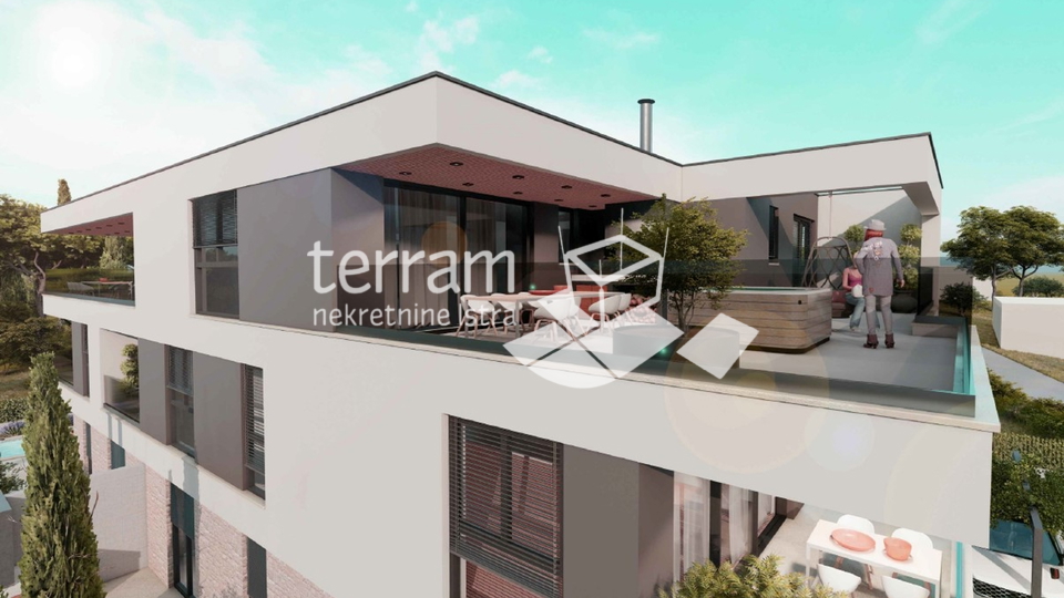 Istria, Pula, Šijana, apartment 126.74m2, 3 bedrooms + living room, II. floor, garage, NEW!!! #sale