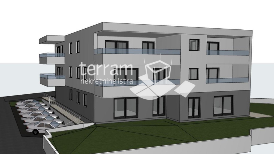 Istrien, Medulin, Banjole-Bereich, Wohnung II. Etage, 106,61 m2, 2 Schlafzimmer, Garage, nahe dem Meer, NEU!! #Verkauf