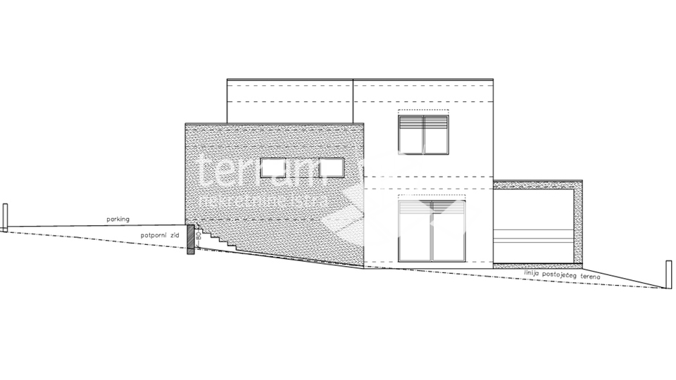 Istra, Medulin, Vintijan, građevinsko zemljište 700m2, s građevinskom dozvolom   #prodaja