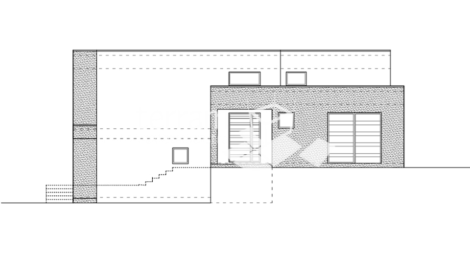 Istra, Medulin, Vintijan, građevinsko zemljište 700m2, s građevinskom dozvolom   #prodaja