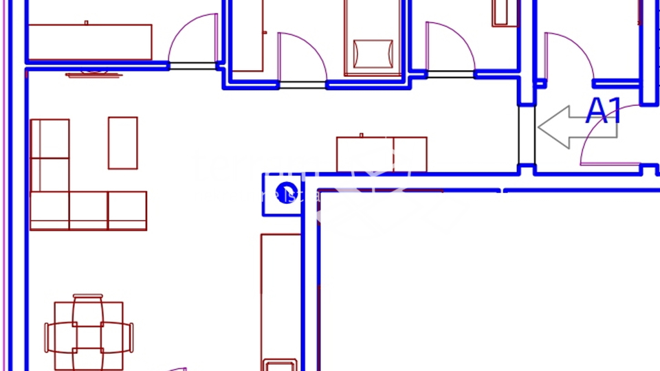 Istra, Pula, Monvidal, stan I. kat 65m2 , 2SS+Db, NOVOGRADNJA  #prodaja