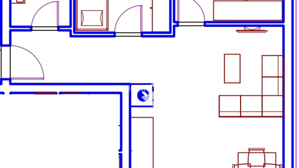 Istra, Pula, Monvidal, stan I. kat 59,95m2 , 2SS+Db, NOVOGRADNJA  #prodaja