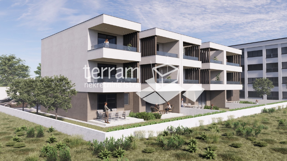 Istra, Pula, Valdebek, penthouse 127,46m2, 3SS+DB, 2 x garaža, NOVO  #prodaja