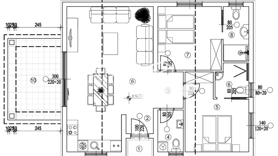 Istrien, Svetvinčenat, Baugrundstück 513m2, mit Baugenehmigung #Verkauf