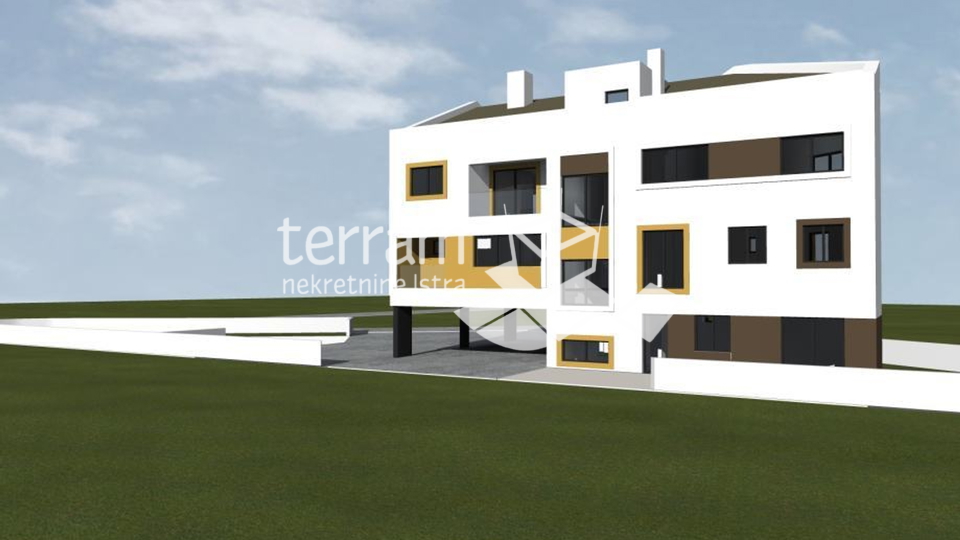 Istria, Pula, Šijana, two-story apartment 108m2, 3SS+DB, swimming pool, garden 87m2 # sale