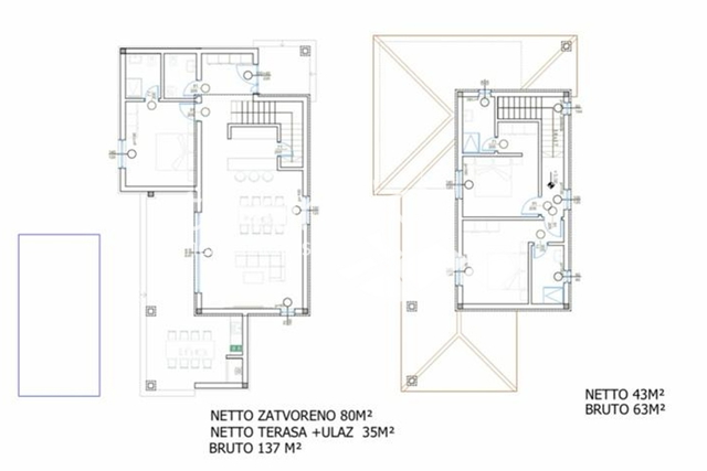 Istria, Pula, Monte Turco, building plot 680m2 with building permit, #for sale