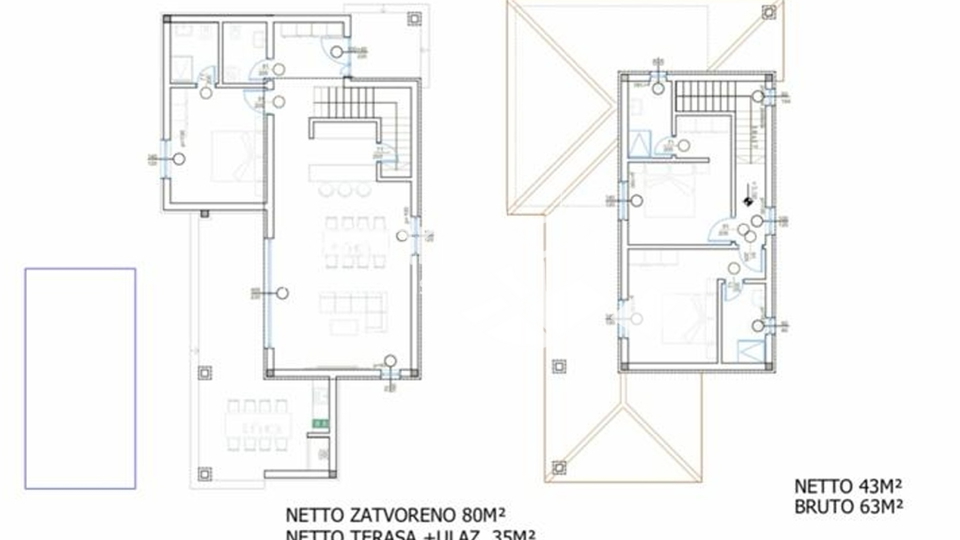 Istra, Pula, Monte Turco, građevinsko zemljište 680m2 s građevinskom dozvolom, #prodaja