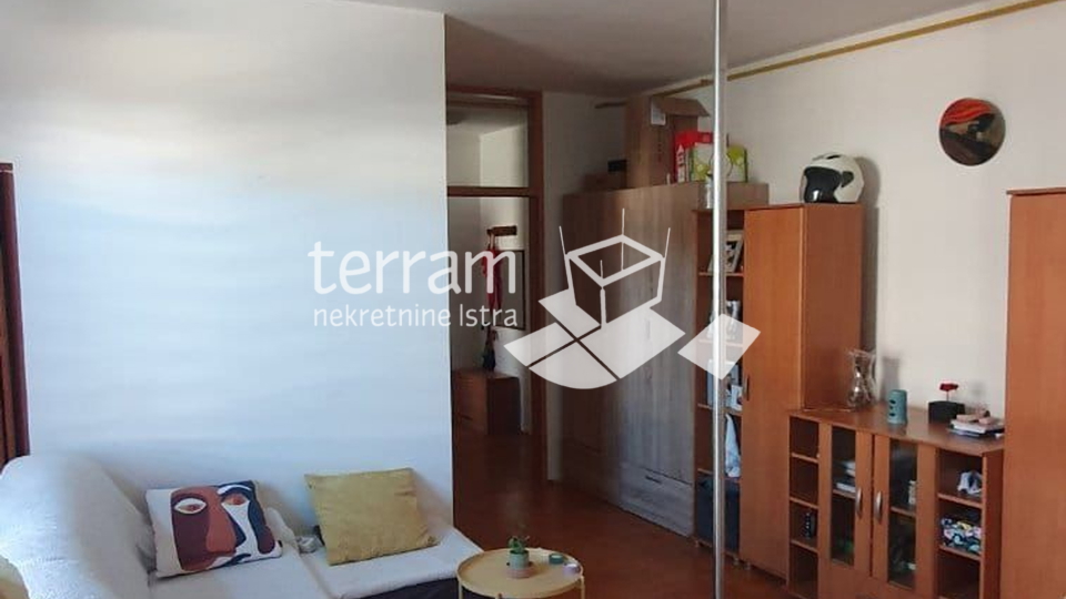 Istria, Pula, Greater Center, apartment 43.24m2, 1 bedroom + living room, high ground floor     #for sale