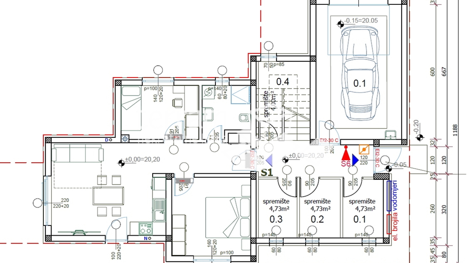 Istria, Pula, ground floor apartment with pool, 91 m2, 2 bedrooms, parking, garden, NEW!! #sale