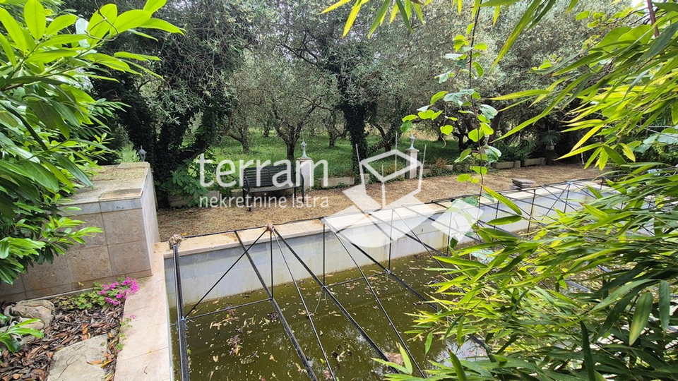 Istra, Pomer, imanje 2600m2, dvije kuće ukupno 470m2, 9 stanova, pogled na more, #prodaja