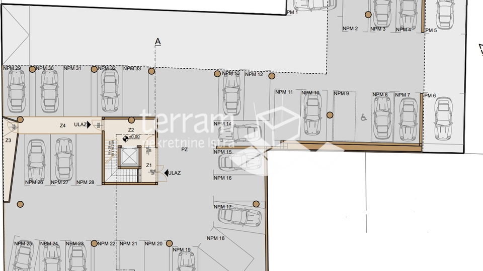 Istrien, Pula, Zentrum, Duplex-Penthouse 127,92 m2, vier Schlafzimmer NEUBAU