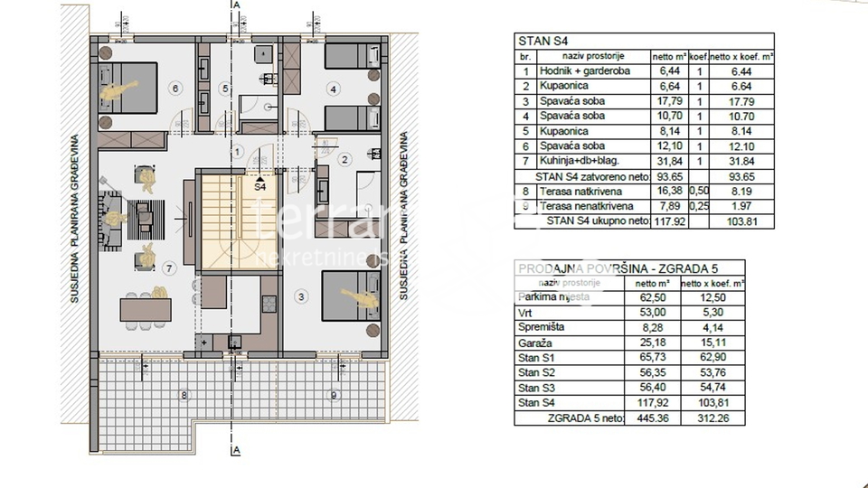 Istria, Pula, wider center, II. floor, 110.37 m2, 3 bedrooms, parking, NEW!!!!