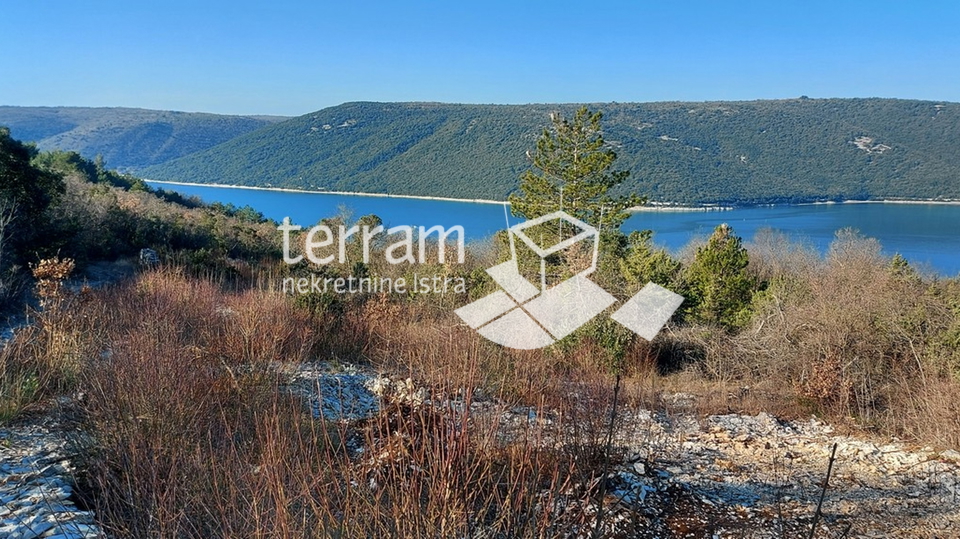 Istria, Labin, Trget building plot 1620m2 with direct sea view for sale